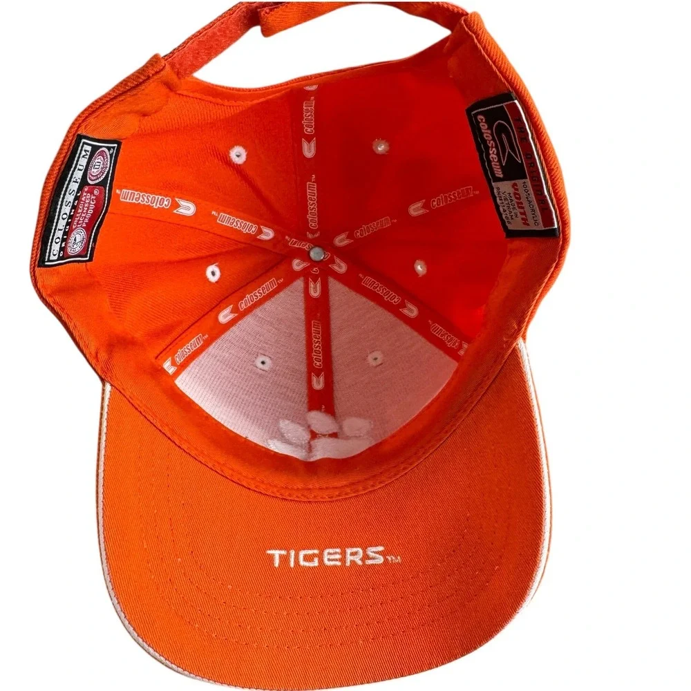 Colosseum Clemson Tigers‎ Hat Youth Orange Paw Logo Strapback Baseball Cap